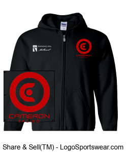 Gildan Adult Heavy Blend Full Zip Hooded Sweatshirt Design Zoom